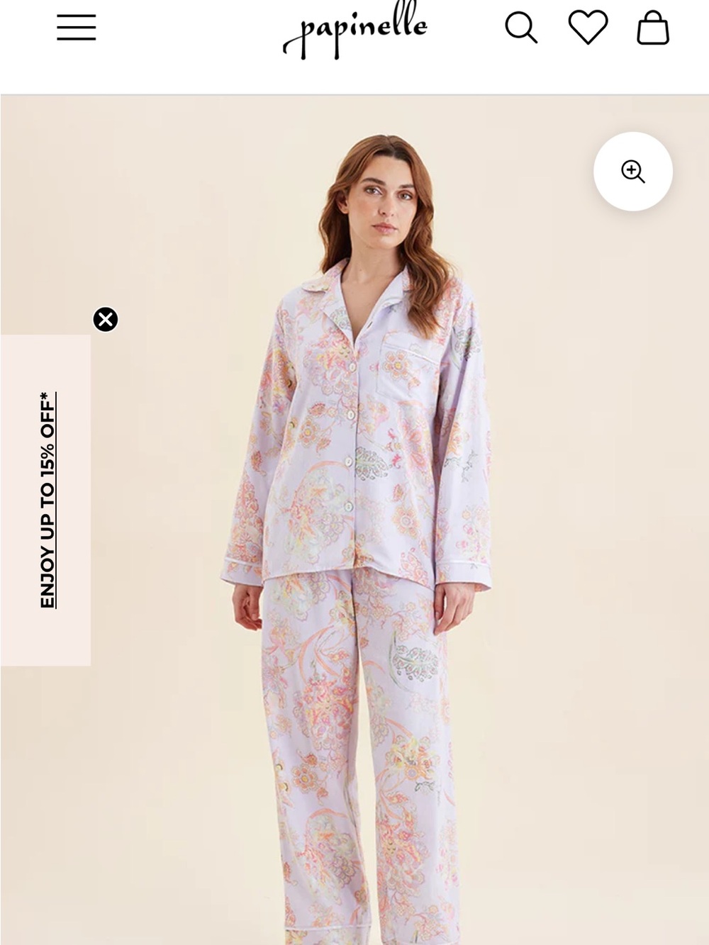 Papinelle Pajama Set - Lilac